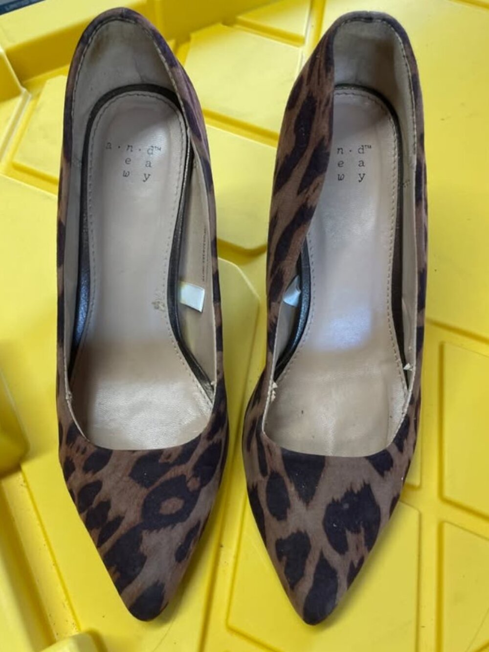 Target 'A New Day' Sz 5.5 Leopard Print Heels